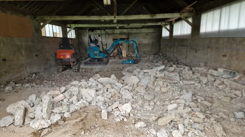 rénovation d'une étable en habitation